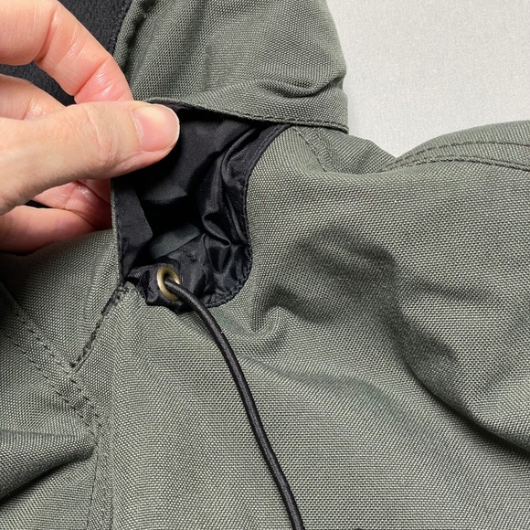 Timberland Pro Series Mens Green Canvas Work Jacket Size M Chore Utility Outdoor - Picture 3 of 10